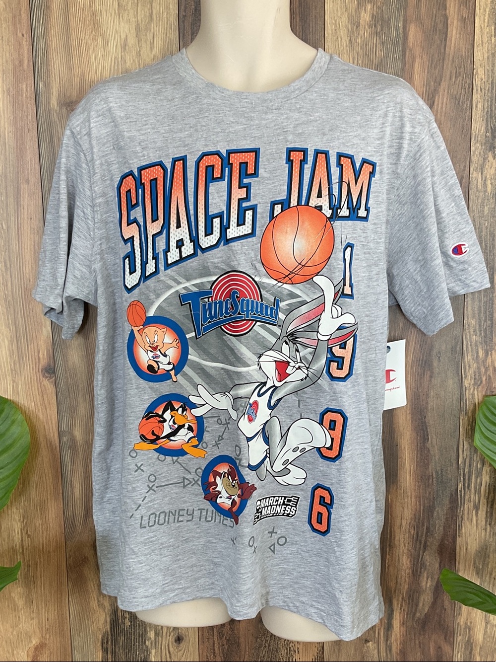 Champion Space Jam Tune Squad March Madness Looney Tune Tee *Many available!